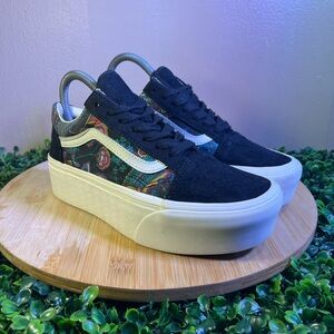 🔥 VANS OLD SKOOL STACKFORM PAISLEY BLOOM SNEAKERS WOMENS SZ 6.5 MENS SZ 5